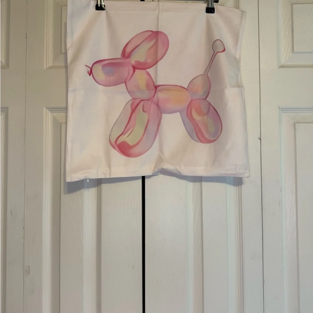 Pink Bow Accent Women's throw pillow‎ covers